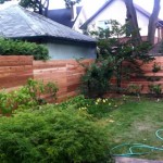 Full Backyard Cedar Horiztonal Fence